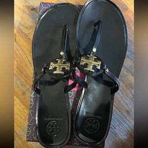 Tory Burch thong sandals in black